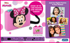 ekids Minnie Mouse camera stickers and frames for creative editing.