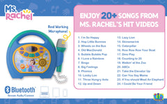 ekids ms rachel karaoke microphone close-up for real-time performances