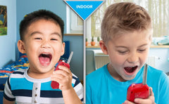 ekids Spider-Man walkie talkie indoor outdoor use for versatile play