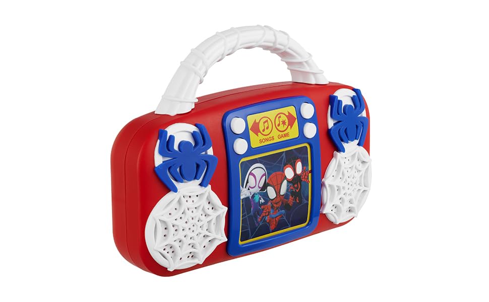 ekids Spidey toy music player makes a charming gift option