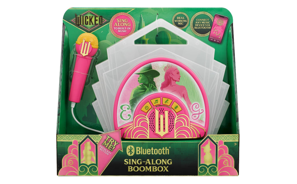 Ekids Wicked Karaoke gift-ready packaging ideal for holidays.