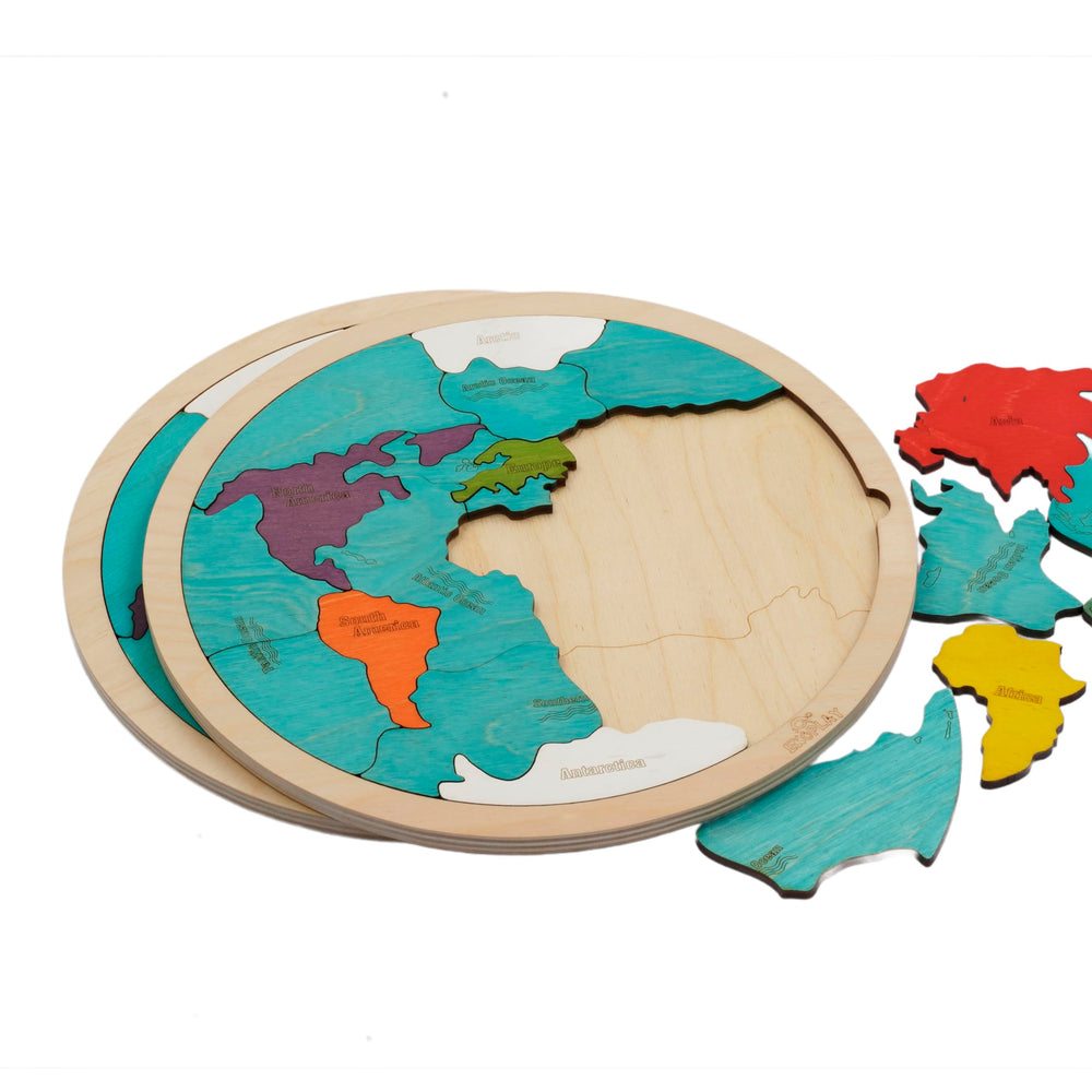 Ekoplay wooden puzzle packaging ready for gifting at parties and celebrations.