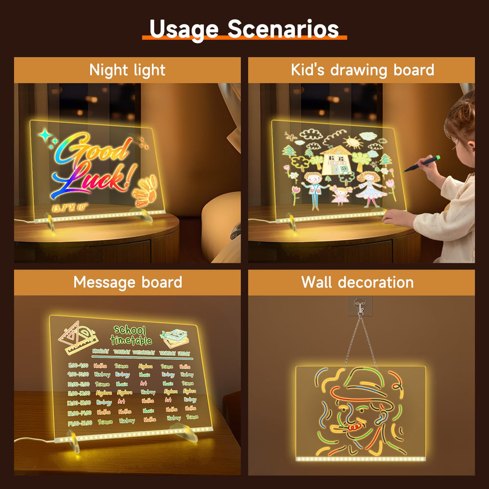 EKSPRINT Lumiboard on desk setup for convenient art creation
