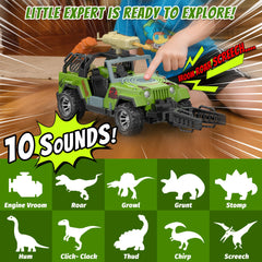 EKU Easyku capture net accessory supports interactive dino-hunting scenarios.