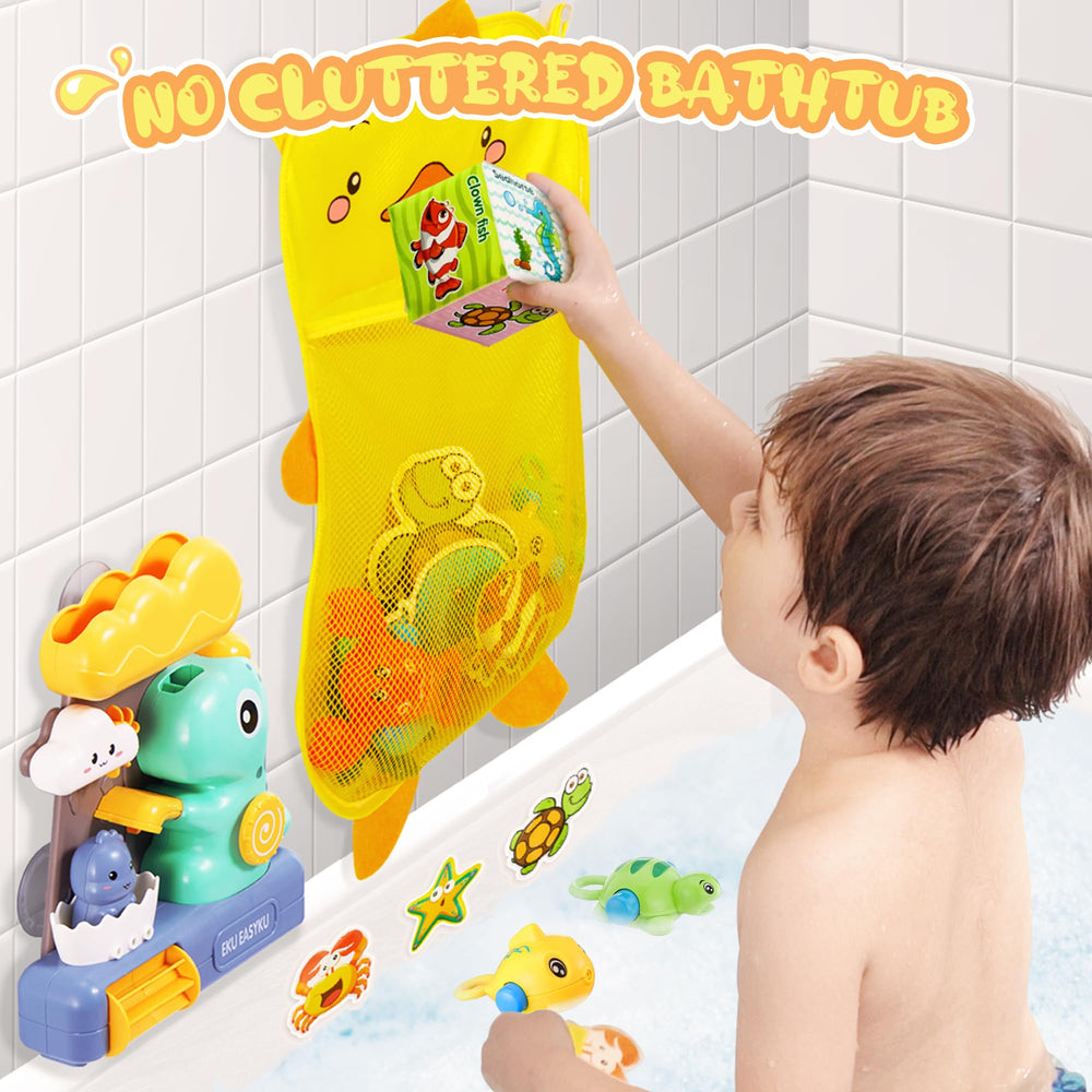 EKU Spraying Turtle adds tactile water spray for sensory play.