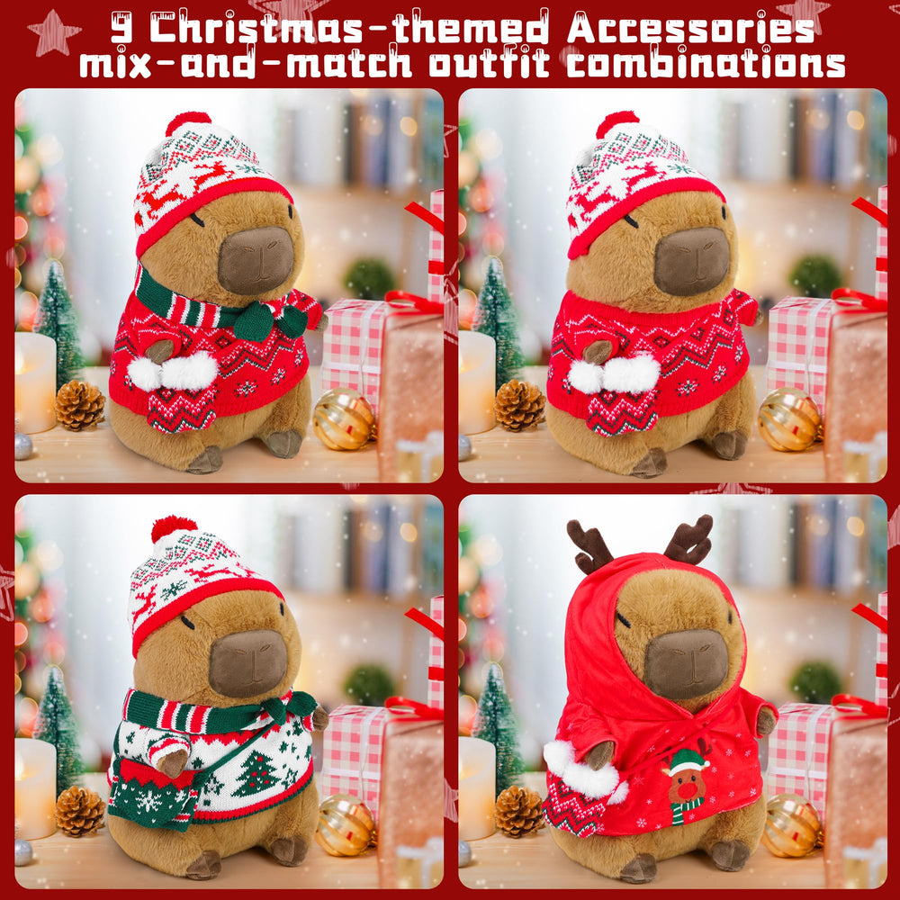 Elcoho capybara backpack accessories for cute holiday decor.