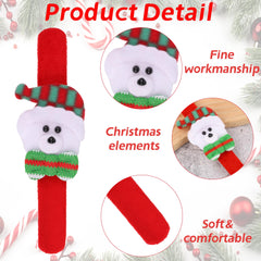 Elcoho Christmas slap bracelet with reindeer design, great as party favor