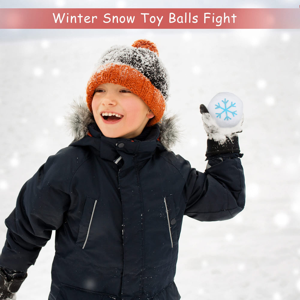 Elcoho snow ball set works indoors and outdoors for winter fun.