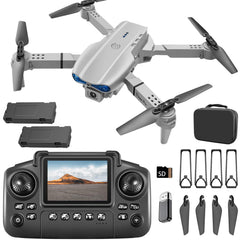 Elecci E99 drone with screen controller for real time video during flights.