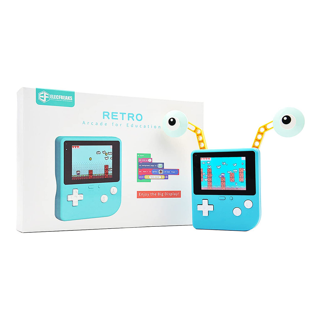 EF ELECFREAKS Retro Arcade big screen for immersive learning and gameplay.