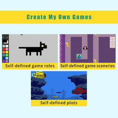 EF ELECFREAKS Retro Arcade high-resolution display enhances scene visuals.