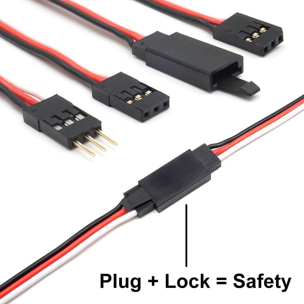 Elechawk servo connector pins for secure plug connections