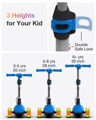 Elecorange height-adjustable handlebars fit growing kids securely.