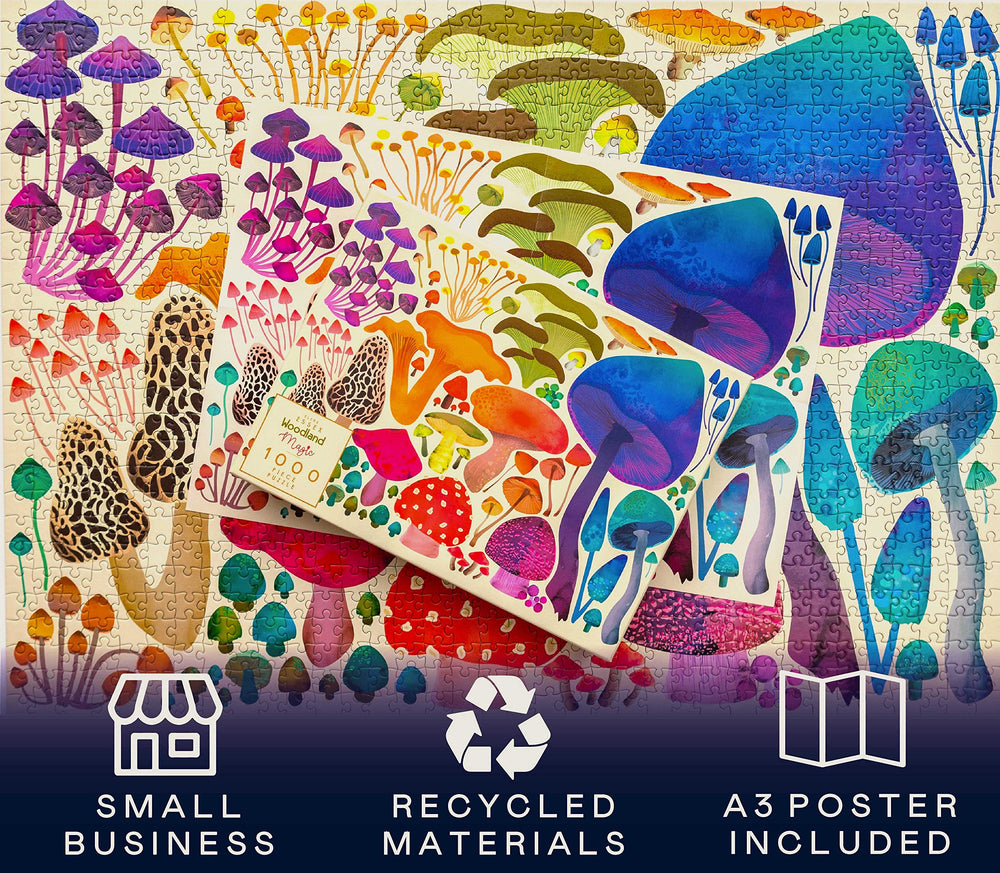 Elena Essex forest wildlife puzzle pieces showcase detailed shapes for precise fitting.