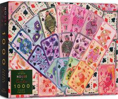 Elena Essex House of Cards puzzle box shows the 1000-piece design