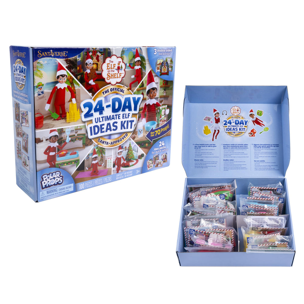 The Elf on the Shelf 24-Day Ultimate Kit furniture props fuel imaginative scenes.