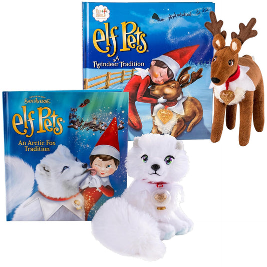 The Elf on the Shelf Elf Pets Reindeer plush for cozy winter cuddles.