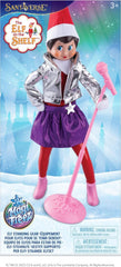 The Elf on the Shelf elf-size microphone and stand perfect for concert pretend play.