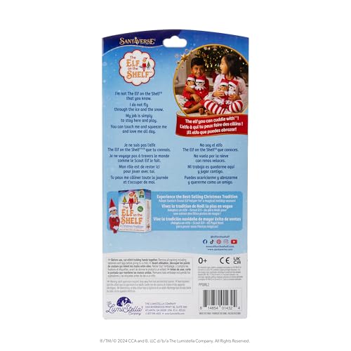 Elf on the Shelf Plushee Pals 17-inch blue-eyed smile promotes imaginary play.