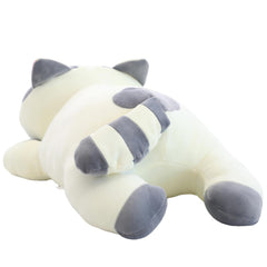 Elfishgo cat plush gift for Valentine or Christmas in gray.