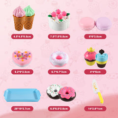 Elitoky Play Food Kitchen Playset sparks social play and sharing skills