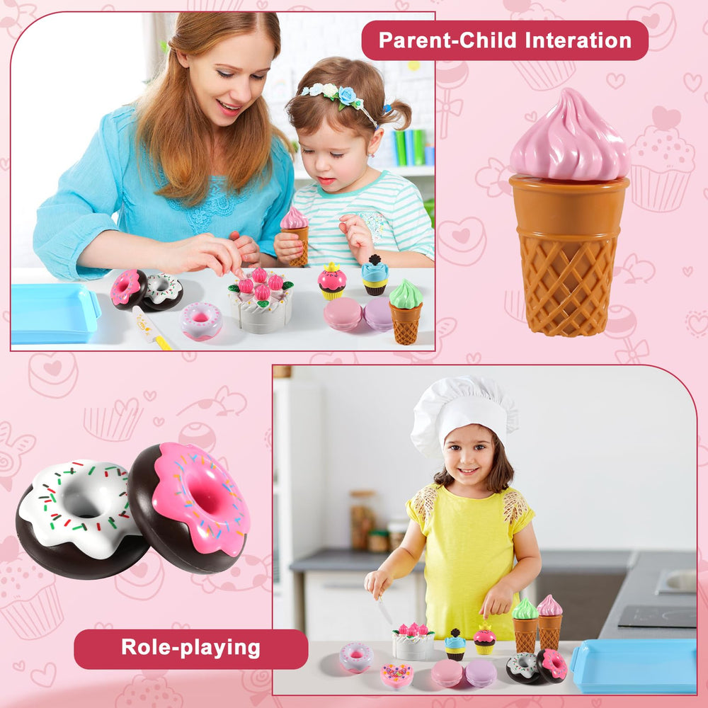 Elitoky Play Food-Set encourages color and texture exploration while playing