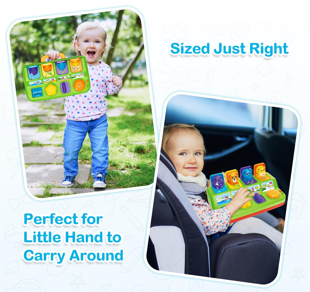 Ellinjan compact design with easy carry handle for on-the-go play