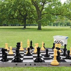 ELONGDI giant outdoor chess set family park use with kids and friends