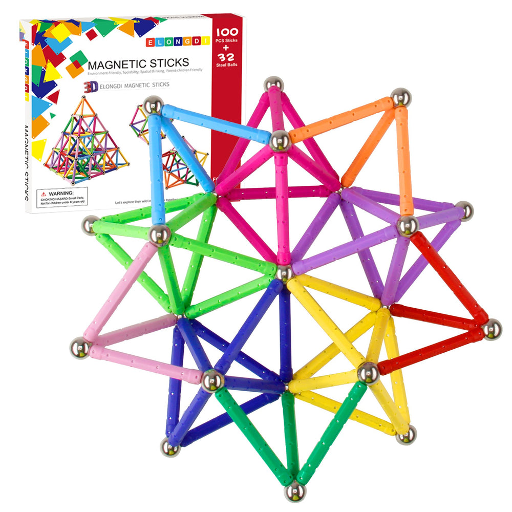 ELONGDI lengthen building sticks set displayed ready for modular STEM projects.