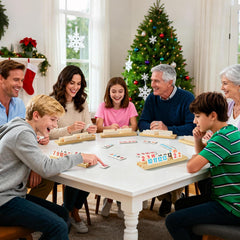 ELONGDI Rummy Cube oversized numbers aid quick recognition during play.