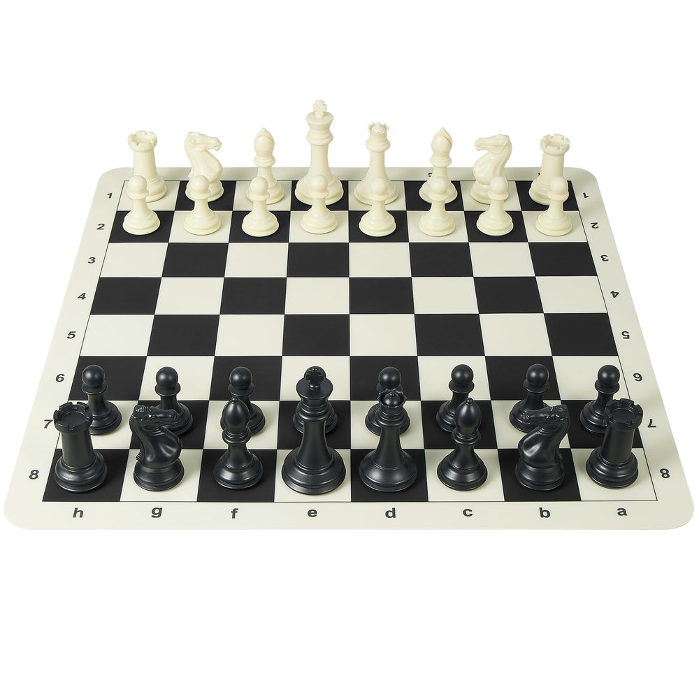 ELONGDI weighted Staunton pieces with solid tactile heft