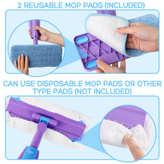 Eloslos mop scraper assisting quick debris removal in pretend play