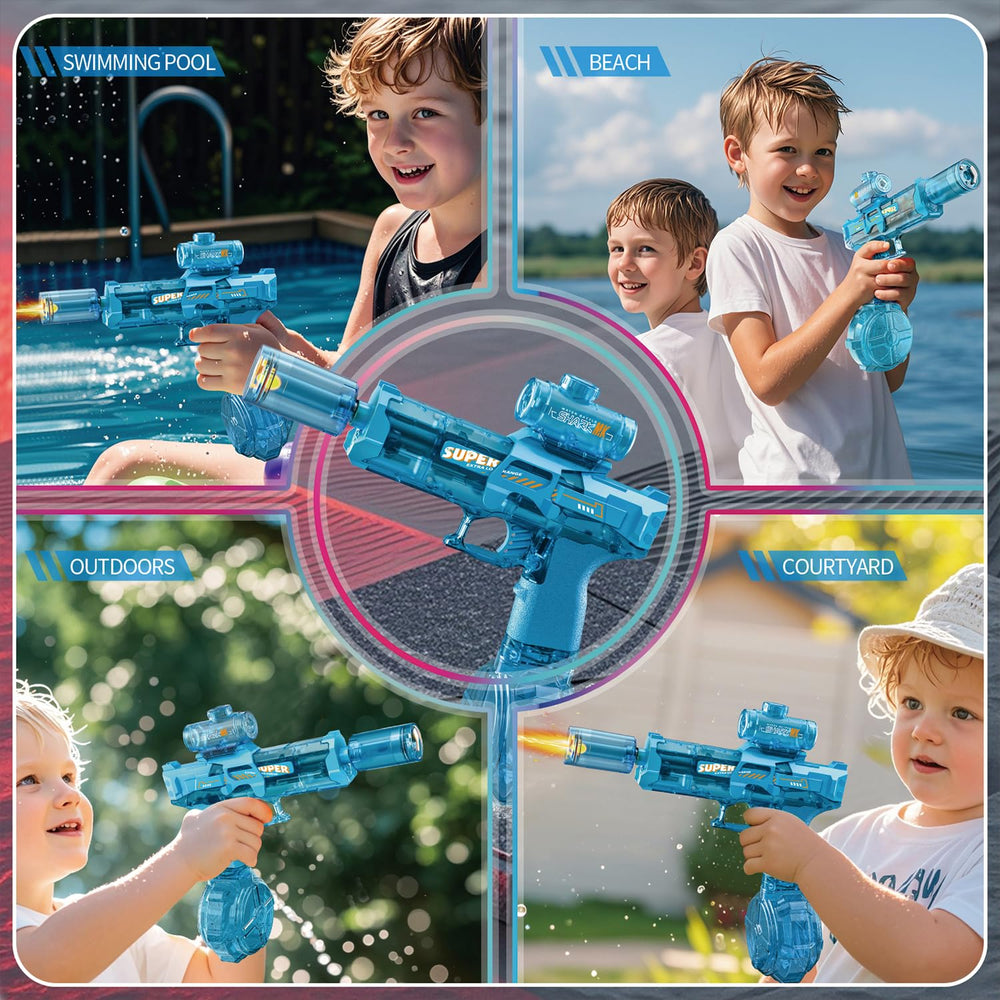 ELPSCGROO blue-black hero-shot highlights sleek design and target fun.