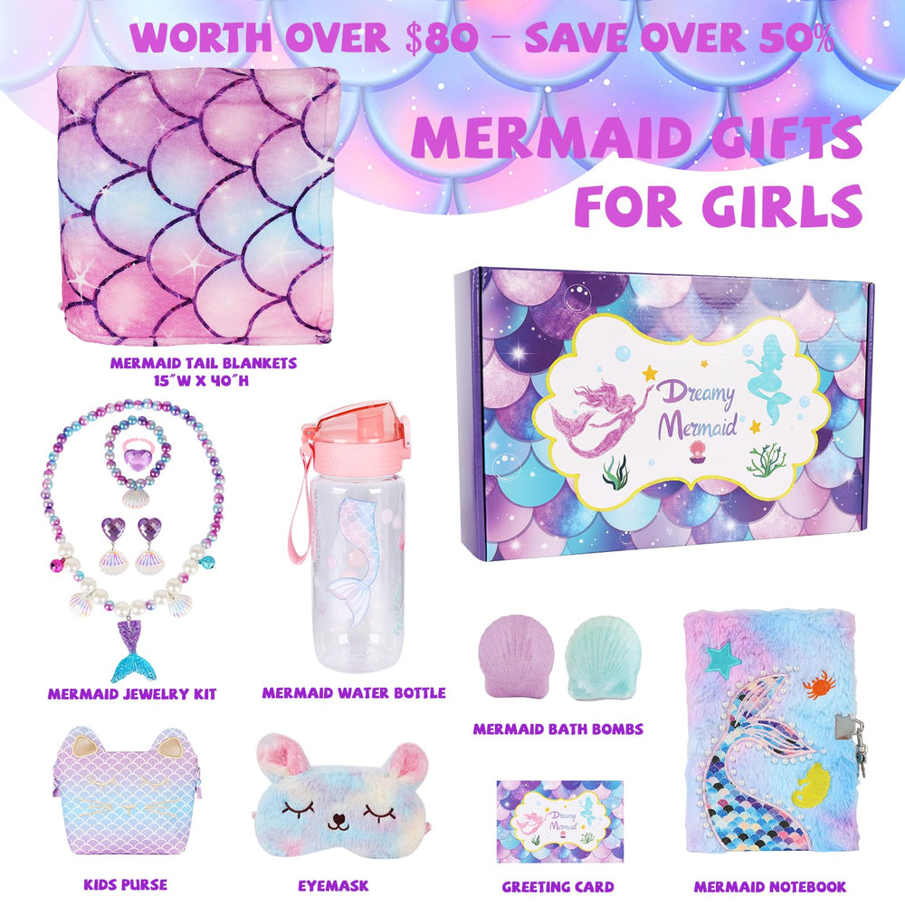 ELSEULAR mermaid jewelry kit for dress-up and imaginative playgrounds