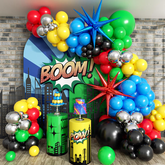 ELTNEGSA balloon-arch-kit-backdrop creates a vibrant party backdrop for photos and videos.