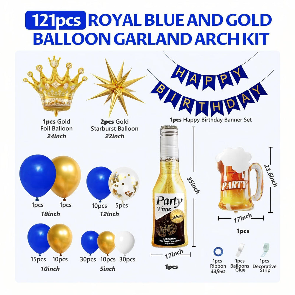 Eltnegsa gold confetti balloons add sparkling accents to tables.