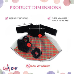 Emily Rose 18-inch doll full outfit on a doll for inspiring storytelling