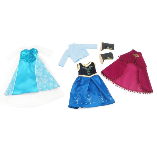 Emily Rose 18-inch doll teal ice princess gown with sparkly snowflake shoes for imaginative play