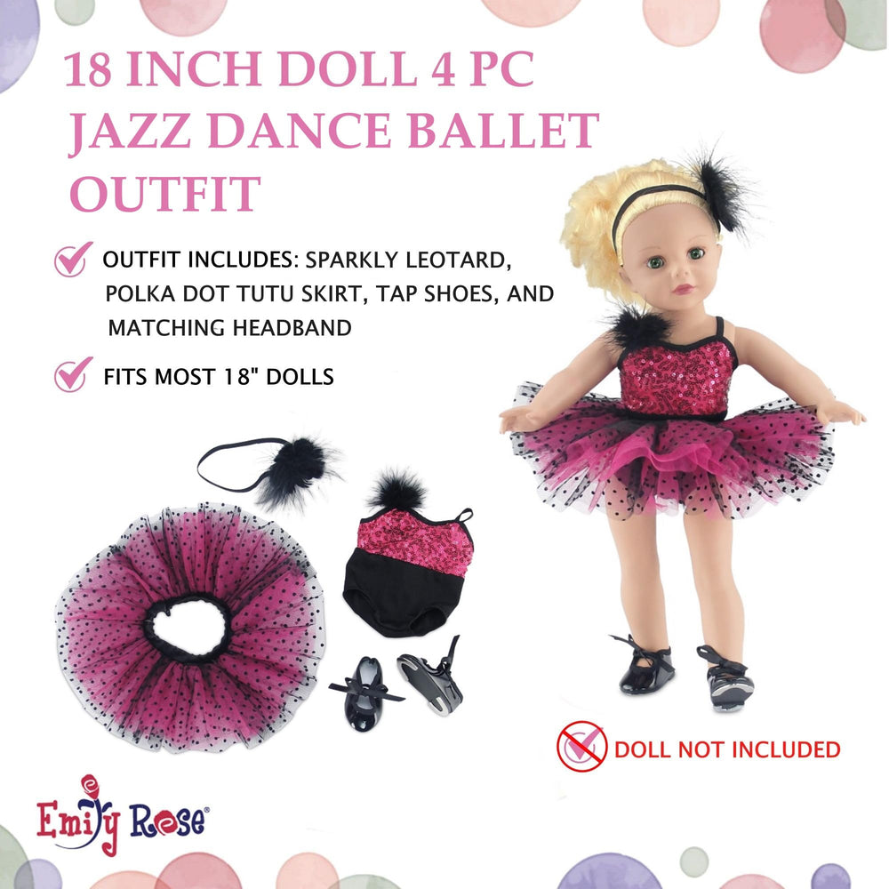 Emily Rose sparkly headband adds finishing flair to the ballet outfit.