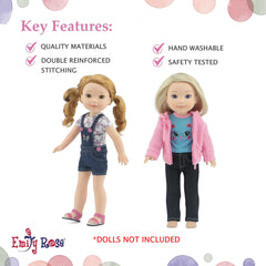 Emily Rose cat-face tee paired with jeans for playful outfits