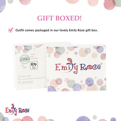Emily Rose doll clothing features back closures for easy dressing
