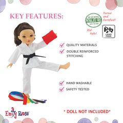 Emily Rose green belt kit—encourages steady practice and discipline