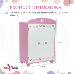 Emily Rose easy-assemble closet designed for durable play and lasting use.