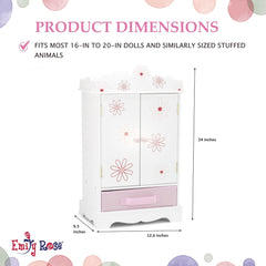 Emily Rose Floral Collection coordination with matching bunk bed and table set