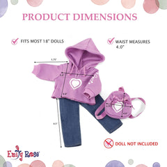 Emily Rose gift boxed doll clothes ready to give as a thoughtful present.