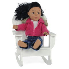 Emily Rose premium wood construction and durable finish closeup