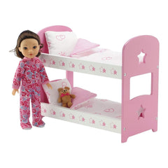 Star Collection coordination with Emily Rose furniture in a doll bedroom