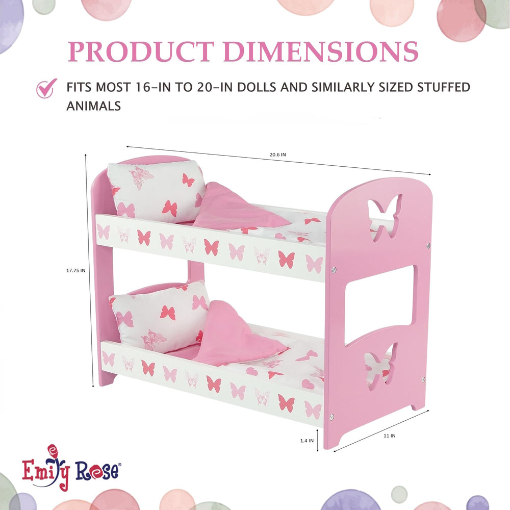 Designed in the USA by Emily Rose, offering coordinated doll furniture.