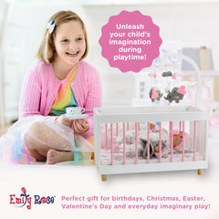 Emily Rose wood construction closeup highlights durable, child-safe craftsmanship.