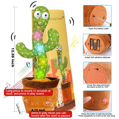 Emoin Battery-operated Cactus Toy is easy to set up and portable.